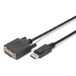 DIGITUS AK-990900-020-S video kabel adapter 2 m DisplayPort DVI-D Zwart