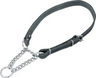 Jack And Vanilla - Vetleder Sliphalsband - Grijs - 25mmx50-80cm