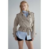 Mango trenchcoat met ceintuur - beige