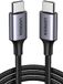 UGREEN USB C naar USB C kabel 60W PD 3.0, PPS USB-C oplaadkabel compatibel met iPhone 15 Pro Max Galaxy S24 S23 S22 A55 A25 A15 MacBook Air M2 iPad Pro 12.9 iPad Air 5/Mini 6, Pixel 8a enz. (3M)
