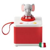 FABA Witte verhalenverteller voor meisjes en jongens, luidspreker met het klankkarakter Ele l'Olifant, leerspel, inhoud in het Italiaans