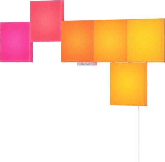 Nanoleaf Blocks Big Squares Smarter Kit - 6 Squares - RGBW