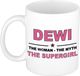 Bellatio Decorations naam cadeau mok - Dewi - Woman Myth Supergirl - koffiemok - 300 ml - collega - moederdag