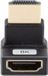 Lanberg AD-HDMI-08 adaptateur vidéo HDMI Type A (Standard) Noir, Argent