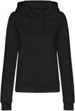 Just Hoods Dames Hoodie diepzwart S Katoen Herfst/Winter 2026