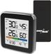 GreenBlue station météo sans fil, température + humidité intérieur/extérieur, horloge + réveil + date, °C / °F, jusqu'à 60 m, noir, GB169 B