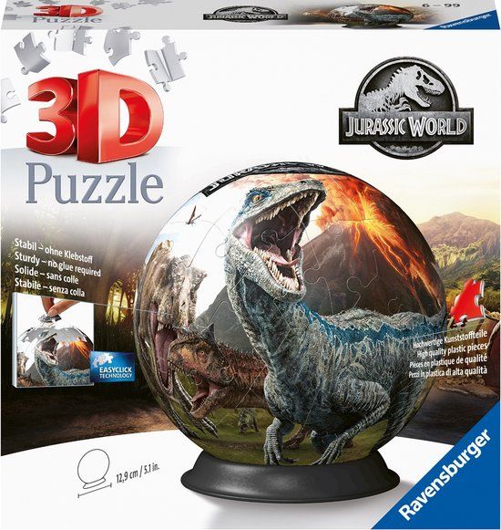 Ravensburger Jurassic World 3D Puzzle - 72 Pieces - Multicolor