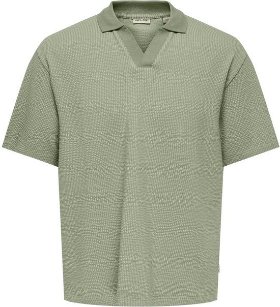 ONLY&SONS Jongens Polo OSJKIAN LIFE RLX SS STRP POLO JRS - Maat 158/164 - Seagrass