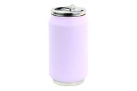 Yoko Design Thermoskan, dubbelwandig, roestvrij staal, BPA-vrij, herbruikbaar, milieuvriendelijk, voor water, sport, kinderen, kantoor, reizen, 280 ml, pastellavendel