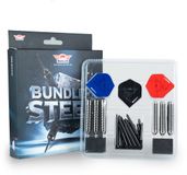 Bull's Bundle of Steel Steeltip Dart Set - 4 Sets Dartpijlen 21g, 22g & 23g - Inclusief Flights en Shafts