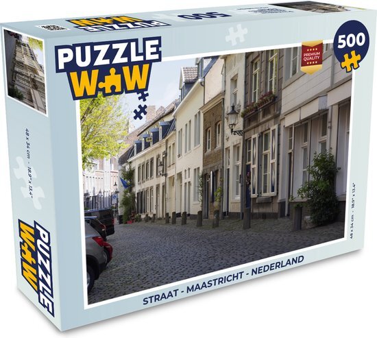 MuchoWow Puzzel Straat - Maastricht - Nederland - Legpuzzel - Puzzel 500 stukjes