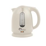 LITTLE BALANCE 8826 Happy waterkoker, elektrische waterkoker, 1,7 l, basis 360°, automatische uitschakeling, afneembaar kalkfilter, 2200 W, ivoorkleurig