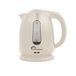 LITTLE BALANCE 8826 Happy waterkoker, elektrische waterkoker, 1,7 l, basis 360°, automatische uitschakeling, afneembaar kalkfilter, 2200 W, ivoorkleurig