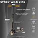 Story Wild Kids Opvouwbare Autoped Black - LED