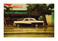 Cuba Komar Cuba Car - Muurschildering, Poster, Kunstdruk (zonder lijst) - 70 x 50 cm