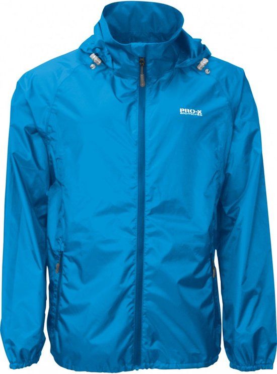 Pro-X Elements Packable Heren Regenjas - Blauw - Maat 5XL