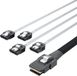 Azomor® Mini SAS naar SATA kabel Zwart