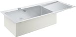 GROHE K1000 Roestvrijstalen spoelbak met korfplug, 31581SD1