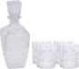 Excellent Houseware Carafe à whisky/eau en verre 900 ml avec 4 verres à whisky de luxe 230 ml