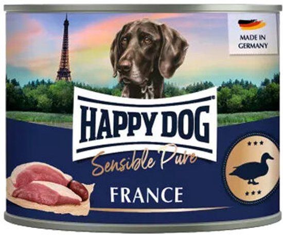 Happy Dog Sensible Pure France - Eend - 12 x 200 g