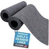 Drymate Premium luxe plank- en ladevoering, dikke gewatteerde stof, niet-klevend, absorberend, waterdicht, antislip, voeringen voor keukenkasten, kasten (gemaakt in de VS) (30 x 159 cm) (2 stuks)