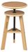 Banc en hêtre, réglable en hauteur, 48-65 cm