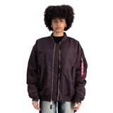 ALPHA INDUSTRIES Tussenjas 'MA-1 Core' goud / donkerlila / rood / wit