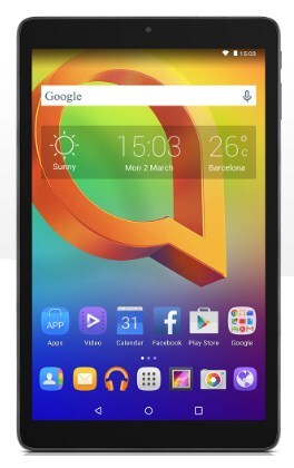 Alcatel One Touch A3 10,1 inch / zwart / 16 GB