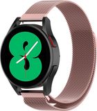 By Qubix Qubix - Milanese bandje voor Huawei Watch GT 4 / GT 5 (41mm) & GT 5 Pro (42mm) - Rosé goud