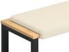 vidaXL - Bankkussen - Textured - Velvet - Crèmekleurig