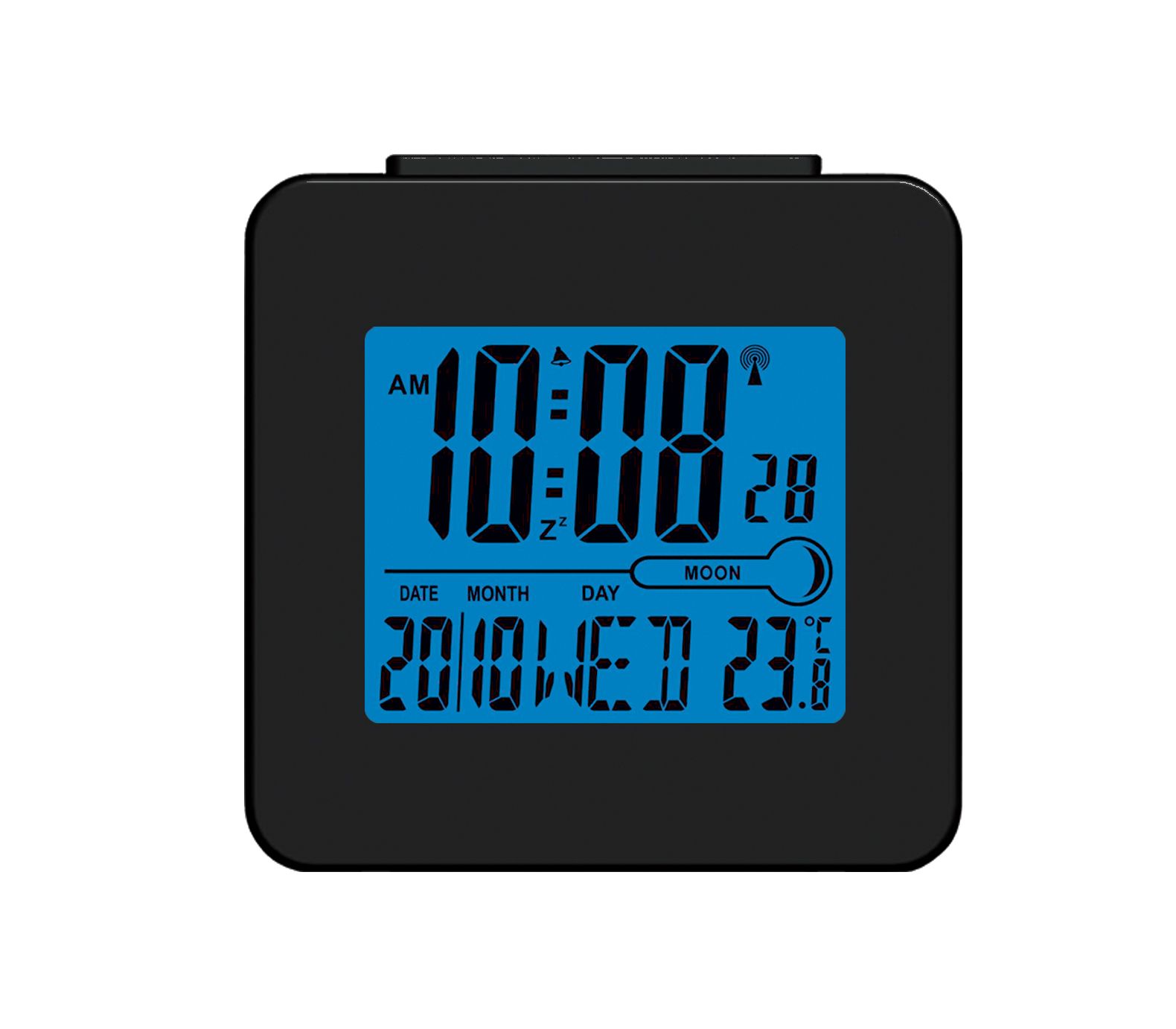 Denver REC-34 BLACK Alarm Clock | Black
