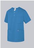 BP Pyjama voor hem en haar 1741-853, Maat 3XL, Azuurblauw, Effen, Katoen