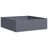 VidaXL Plantenbak Staal Antraciet 100x100x30 cm