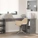 Maison Exclusive - Bureau en béton, 142 x 102 x 73 cm, fait de panneaux de particules