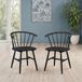Julian Bowen Set van 2 Modena Eetkamerstoelen - Zwart