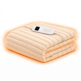 Silvergear Elektrische Deken 160x120 cm - Fleece - Creme