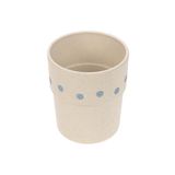 LÄSSIG Kinderbeker, drinkbeker, beker, kinderservies zonder melamine, BPA-vrij, voor vaatwasser en magnetron/mok Happy Rascals Smile sky blue
