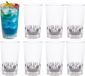 Excellent Houseware Drinkglazen - 8 stuks - Glas - 410ml - Transparant