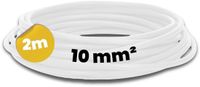 Kalitec 2 meter H07V-K 10 mm² witte bedradingskabel