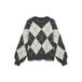 VERO MODA Vero Moda Vmdoffy Jaquard L O-neck Pullover Grey/birch | Maat: S