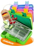 Funkelfuchs® - Lunchbox enfants avec compartiments - 800ml, vert