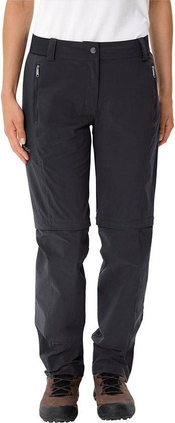 Vaude Farley Stretch Zo T-zip Ii Broek Zwart 46 / Long Vrouw