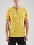 Craft Pro Control Shirt Korte Mouw Heren - Geel | Maat: S