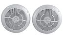 Rockville Rmc65s Paar 6.5" 600W Waterdichte Marine Boot Luidsprekers 2-weg, Zilver