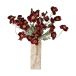 Botané Bouquet artificiel de coquelicots Bordeaux, 56 cm, 10 pc