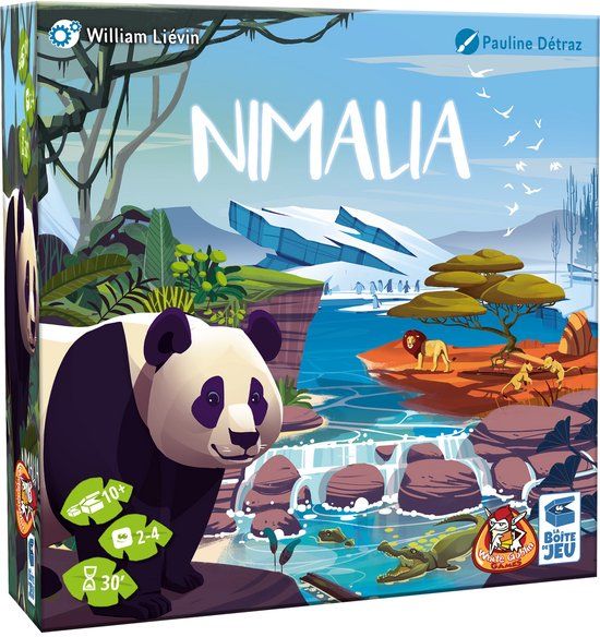 White Goblin Games Nimalia - Kaartspel - 2 tot 4 spelers - 30 minuten - Vanaf 10 jaar