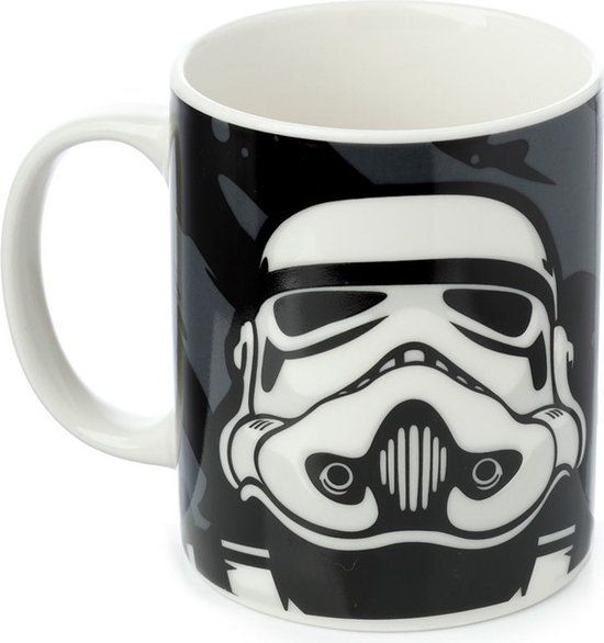 Puckator - The Original Stormtrooper Mok - Zwart&Wit - Porselein - 300ml