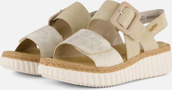 Rieker Sandalen beige Synthetisch Dames Maat 41