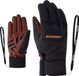 Ziener Garim AS(R) Ski Handschoen voor Heren - Zwart/Oranje - Maat 9.5
