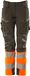 Mascot Accelerate Safe Pantalon avec poches genoux 19178-511 - anthracite foncé/orange haute visibilité - C44 - 76